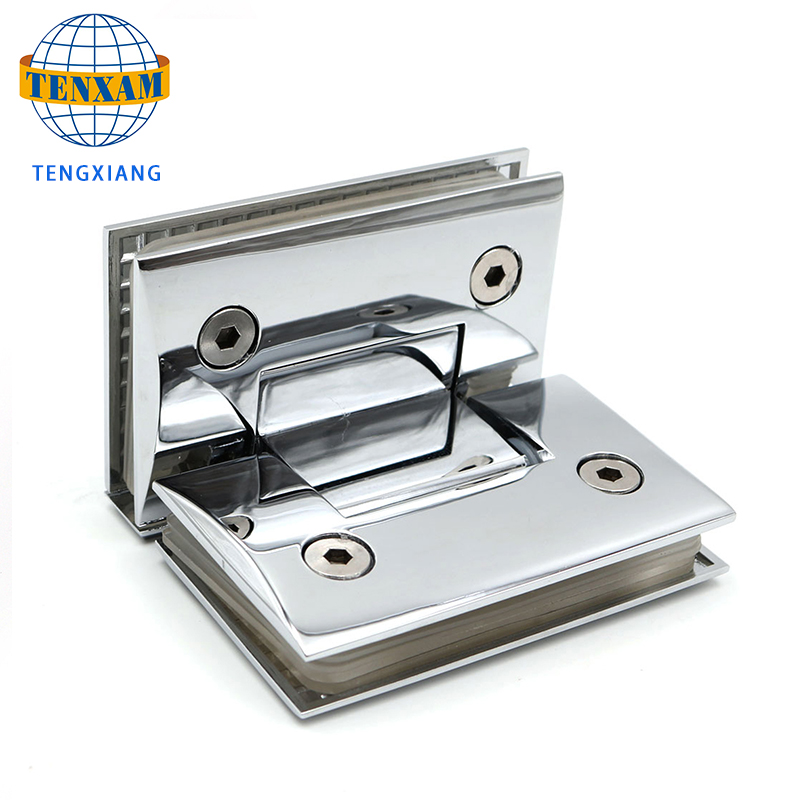 Zinc alloy /stainless steel 135 degree shower hinge for shower room glass door clip