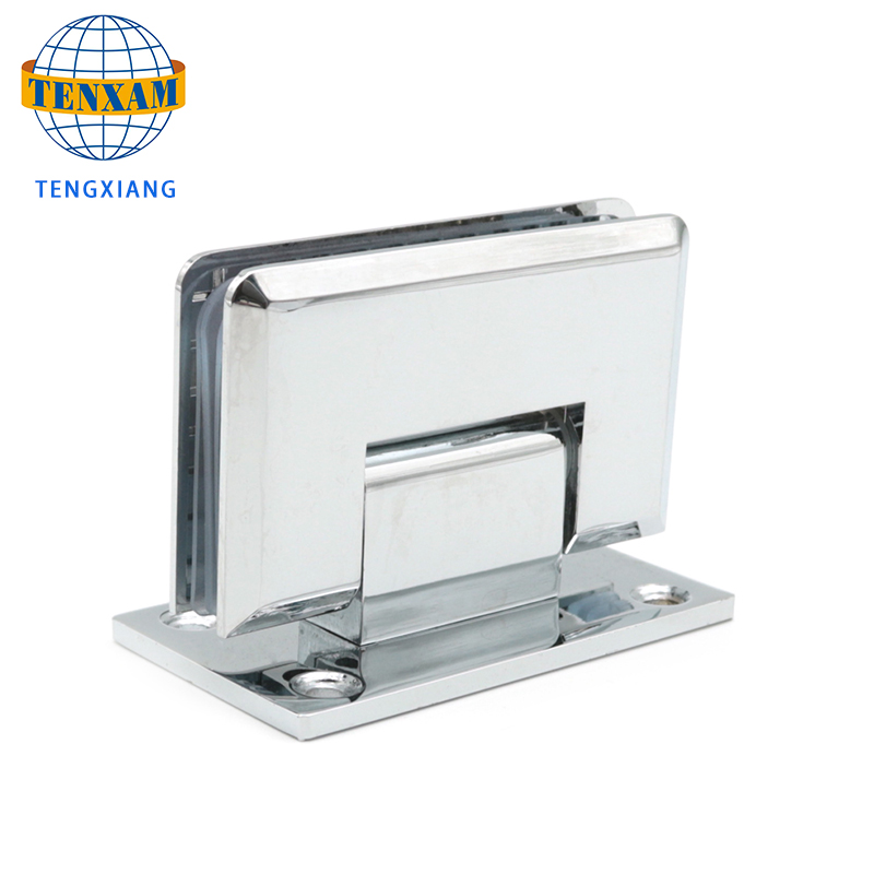 Top quality chrome plated 90 degree glass to wall shower door hinge for bathroom