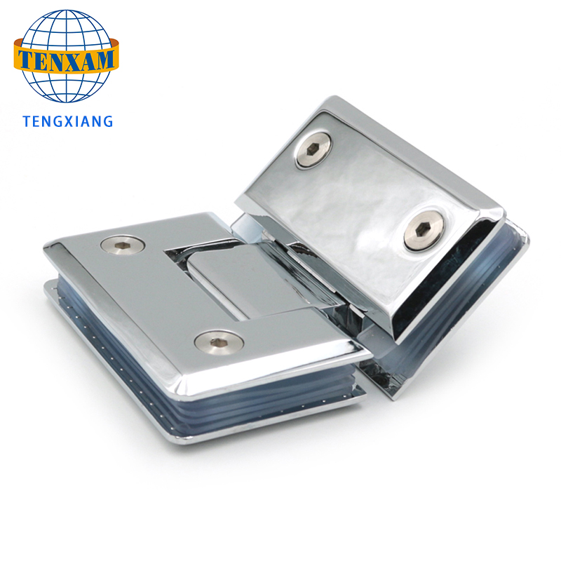 135 degree Zinc alloy hinge bathroom clip shower door fixing clip glass door shower room hardware accessories