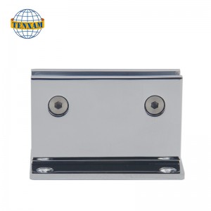 Double sided square glass clip