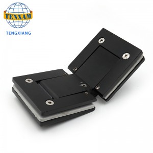 Hot Sale 135 Degree 304 SS Matte Black Shower Glass Doors Hinges