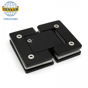 Bathroom Black Glass Door Hinge Adjust Shower Door Pivot Hinge Frameless Hinge