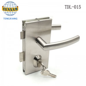 China Factory Modern cheap 694 Aluminum handle and Iron Plate door lock setHot