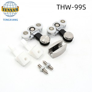 Hot-sale products hanging wheels stainless steel glass sliding door track roller