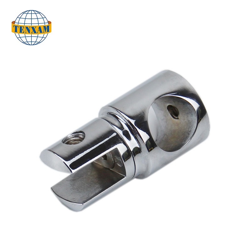 Adjustable Shower Pipe Fitting Zinc Ally Tube Support Connector